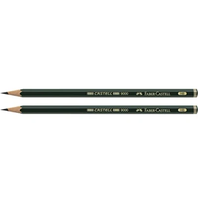 Abbildung von Faber Castell b 9000 HB 2 Blister mit Skala, Farbstifte