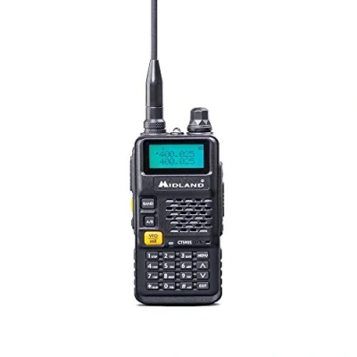 Abbildung von Midland CT590 S Handfunkgerät, Dualband Empfänger mit Ladeschale, C1354, 1500mAh Akku