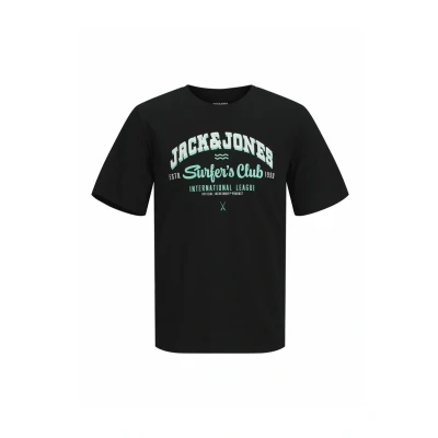 Abbildung von Jack &amp; Jones Rundhalsshirt JJELOGO TEE SS O NECK 2 COL SS25 SN mit Logo Print