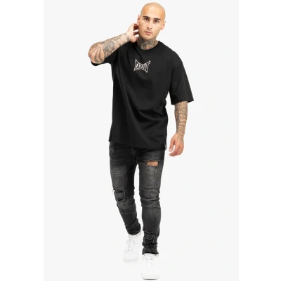 Abbildung von Tapout Herren T Shirt Oversize ELSINOR Black/Multicolour L