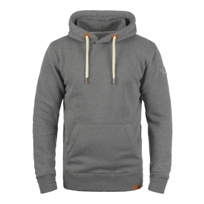 Abbildung von Solid Sdtriphood Kapuzenpullover, Herren, Größe: Medium, Grey melange