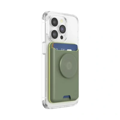 Abbildung von PopSockets Kartenhalter für MagSafe Eucalyptus Softgoods