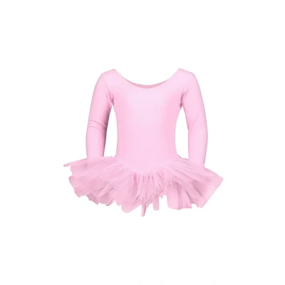 Abbildung von Tanzmuster Ballett TUTU ALEA Langarm Tanztrikot für Kinder, Größe: 104/110, Rosa