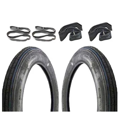Abbildung von Streetparts24 2X Reifen 2.75 17 K204 Schlauch Felgenband Satz für Zündapp C CS GTS, Hercules Prima, Kreidler Florett 2 3/4 x Zoll
