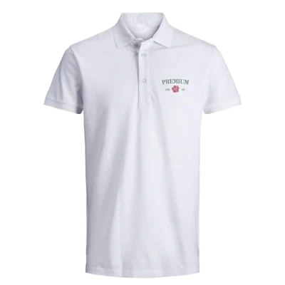 Abbildung von JACK &amp; JONES Herren Jprblaalfie Ss Polo FST Poloshirt, Bright White, S