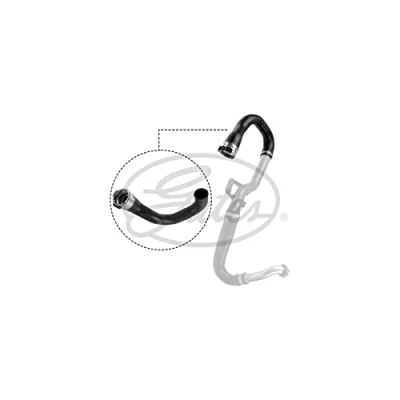 Abbildung von GATES 09 0678 Ladeluftschlauch PE (Polyethylen) OPEL: Corsa D Schrägheck