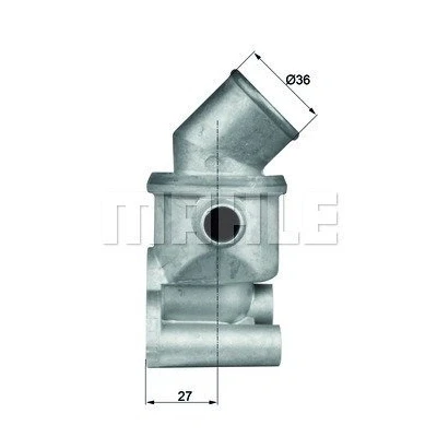 Abbildung von MAHLE ORIGINAL TI 72 87D Kühlwasserthermostat 87 mit Dichtung FIAT: Panda I Schrägheck, SEAT: Marbella IBIZA 1