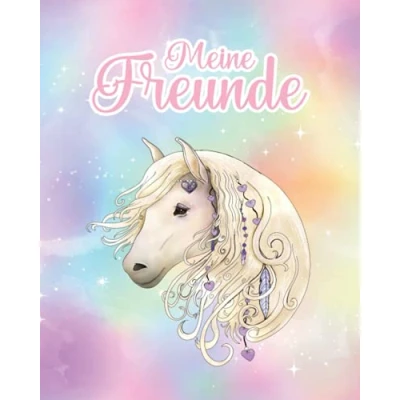 Abbildung von Meine Freunde: Pferde Schulfreunde Freundebuch für Mädchen. Geschenk Pferdeliebhaber ab 6 Jahren.