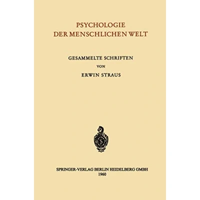 Abbildung von Psychologie der Menschlichen Welt: Gesammelte Schriften (German Edition)