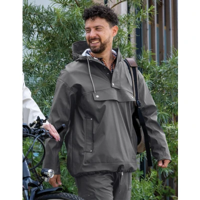 Abbildung von Regenjacke Mirage Rainfall Closed Jacket Größe S Aus Polyester Soft Touch Earl Grey