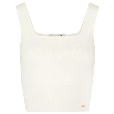 Abbildung von Morgan WIDE Straps Strickpullover, Damen, Größe: XL, Off white