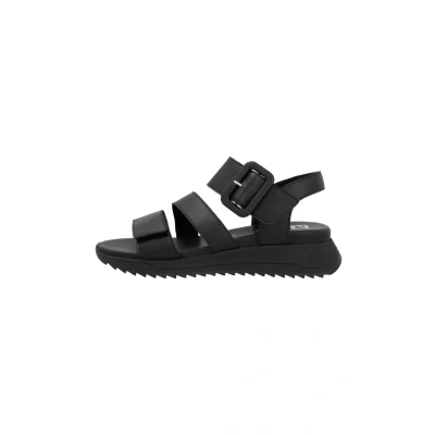 Abbildung von Rieker Damen W2950 Keilsandaletten, Schwarz, 41 EU