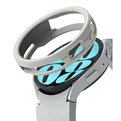 Abbildung von Ringke Air Sports Kompatibel mit Samsung Galaxy Watch 6 44mm Hülle, Flexible Leichte TPU Robuste Kratzfeste Schutzhülle Warm Gray