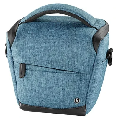 Abbildung von Hama Kameratasche Kamera Tasche Colt Trinidad Universal Hülle Blau, Case Schultergurt Tragegriff Zubehör Fächer Digitalkamera Systemkamera