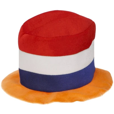 Abbildung von Hut Holland Rot Weiß Blau mit Orange pro Einheit