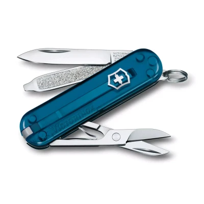Abbildung von Victorinox Classic SD Transparent Colors Sky High 7 Funktionen