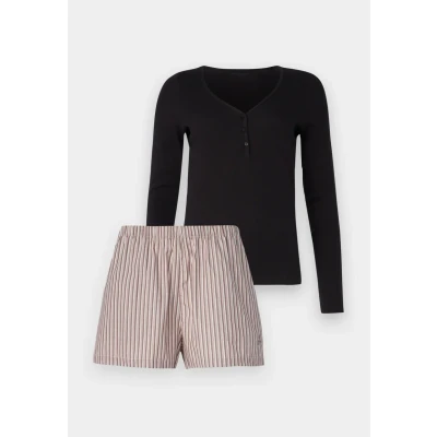 Abbildung von Marc O&#039;Polo MIX Match SET Pyjama Black/nordic grey, Damen, Größe: Medium, grey