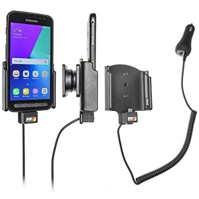 Abbildung von Brodit Gerätehalter 512958 MADE IN SWEDEN mit Ladefunktion für Smartphones Samsung Galaxy Xcover 4