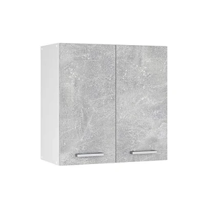 Abbildung von Vicco Hängeschrank R Line, Beton/Weiß, 60 cm