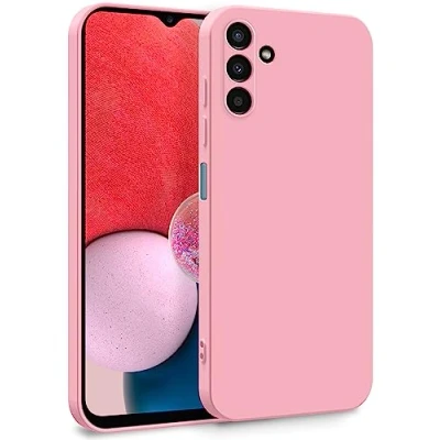 Abbildung von MyGadget Hülle für Samsung Galaxy A13 5G A04s Zweilagige Handyhülle mit Kameraschutz Cover Innenfutter &amp; Silikon außen Rosa