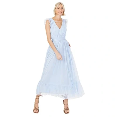Abbildung von Anaya with Love Damen Maxi Dress Kleid, Light Blue, EU 56(UK 28)