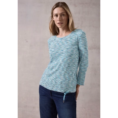 Abbildung von Cecil Gestreiftes Strickpullover, Damen, Größe: Medium, Blau