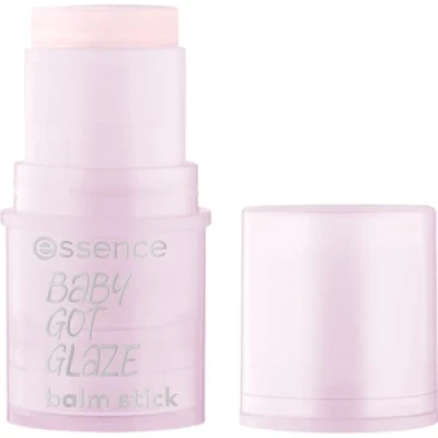 Abbildung von essence BABY GOT GLAZE balm stick, Highlighter, Transparent, pflegend, glänzend, strahlend frisch, vegan, ohne Konservierungsstoffe, Parabene, Mikroplastikpartikel, 1er Pack (4.5g)