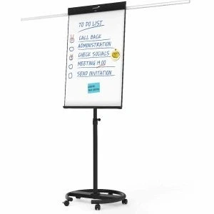 Abbildung von Legamaster 7 153600 Universal Flipchart Triangle Rundfuß, schwarz