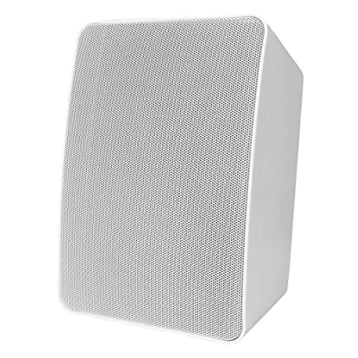 Abbildung von E Lektron M 255 100V ELA / 8 Ohm Lautsprecher Box Weiß + Wandhalterung für Hintergrundmusik und Ansagen