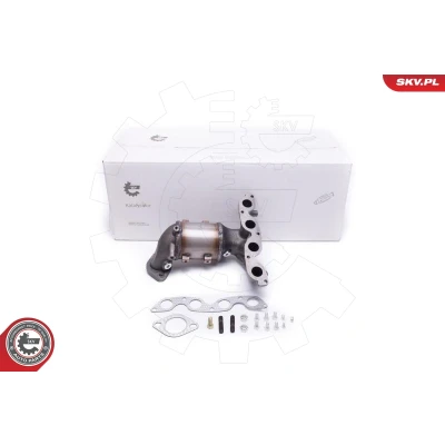 Abbildung von ESEN SKV 62SKV013 Katalysator Up to Euro 5 vorne HYUNDAI: i20 I Schrägheck, KIA: RIO 3, 3 Stufenheck