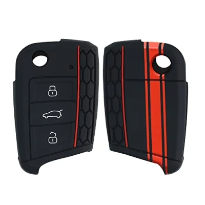Abbildung von kwmobile Schlüsseltasche Autoschlüssel Hülle für VW Golf 7 MK7 (1 tlg), Schlüsselhülle Schlüssel Case Cover