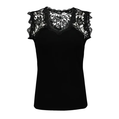 Abbildung von Morgan Mlina Top, Damen, Größe: 34, Noir