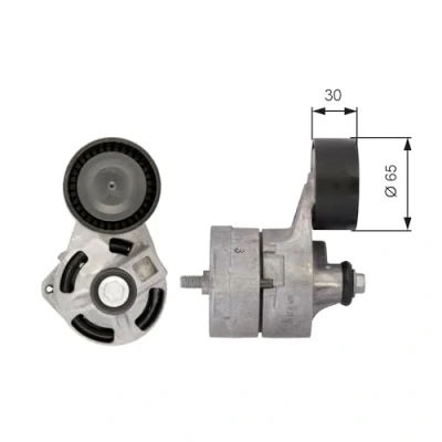 Abbildung von GATES FleetRunner Micro V Kit T39108 Spannrolle FORD: Transit Mk6 Kastenwagen, Bus, Pritsche/Fahrgestell