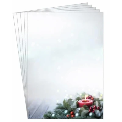 Abbildung von Sigel Weihnachtspapier A4 90g 100 Blatt Candlelight Cheer
