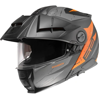 Abbildung von Schuberth E2 Explorer Klapphelm, schwarz matt/orange, XXL (63)