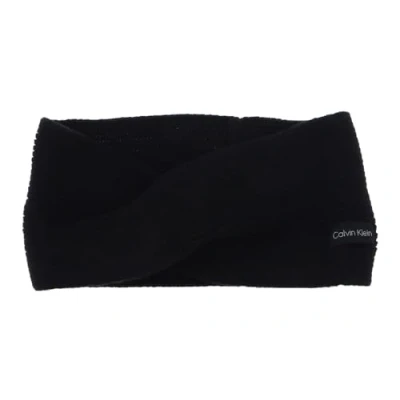 Abbildung von Calvin Klein Essential Twisted Headband Ohrenwärmer, Damen, Größe: One Size, Black
