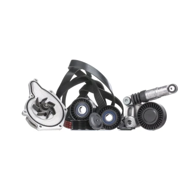 Abbildung von GATES KP66PK2500 Wasserpumpe + Keilrippenriemensatz mit ThermalPro AUDI: Q5, A6 C6 Avant, Limousine kfzteile, kfzteile24, bandel