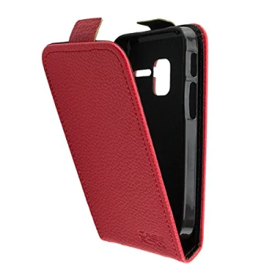 Abbildung von caseroxx Flip Cover für Alcatel 2008G, Tasche (Flip in rot)