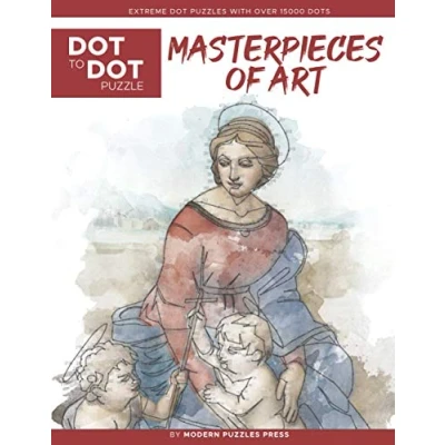 Abbildung von Masterpieces of Art Dot to Puzzle (Extreme Puzzles with over 15000 dots): Extreme Books for Adults by Modern Press ... and color (Modern Books)