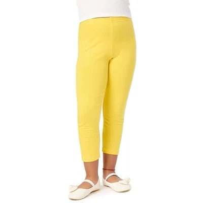 Abbildung von Merry Style Mädchen 3/4 Leggings aus Viskose MS10 131 (Gelb, 146)