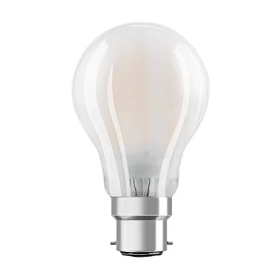 Abbildung von OSRAM Dimmbare Filament LED Lampe mit B22d Sockel, Warmweiss (2700K), klassische Birnenform, 7W, Ersatz für 60W Glühbirne, matt, Retrofit CLASSIC A DIM