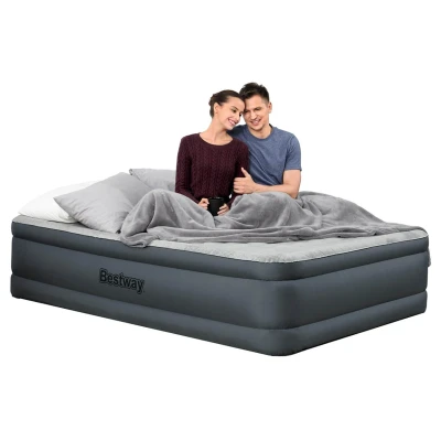 Abbildung von Wandern Luftmatratze mit eingebauter Pumpe Bestway Grau