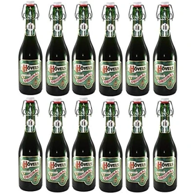 Abbildung von 12 Flaschen a 0,5L Hövels Bitter Bügel inc. Pfand Orginal inc.1.80 MEHRWEG