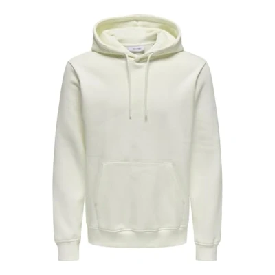 Abbildung von Only &amp; Sons Connor Kapuzenpullover, Herren, Größe: Small, Cloud dancer