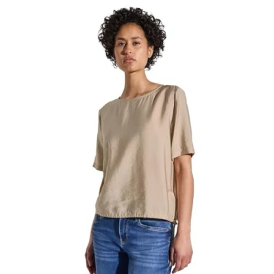 Abbildung von Street One Bluse, Damen, Größe: 42, Beige