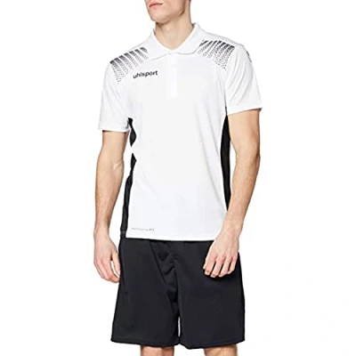 Abbildung von Uhlsport Herren Goal Polo Shirt T, Weiß/Schwarz, xx_l