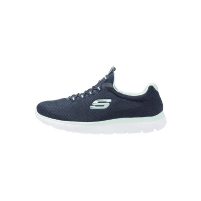 Abbildung von Skechers WIDE FIT Summits Sneaker low, Damen, Größe: 38, Navy/aqua Schuhe
