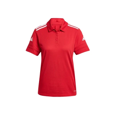 Abbildung von adidas Damen SQUADRA25 Cotton Polo, Team Power red/White, M