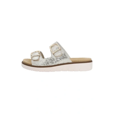 Abbildung von Remonte Pantolette flach, Damen, Größe: 36, Gold Schuhe