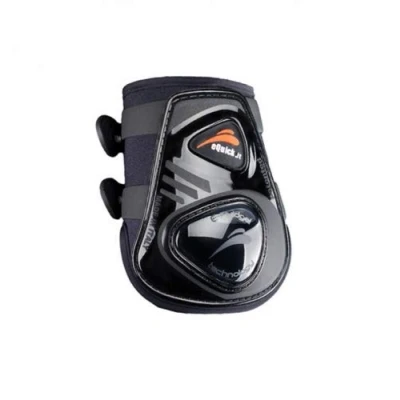 Abbildung von eQuick Streichkappen eShock Rear Legend Braun Warmblut